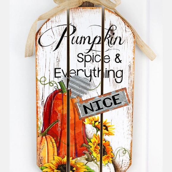 "Pumpkin Spice" Wood Sign - Picture 3 of 3